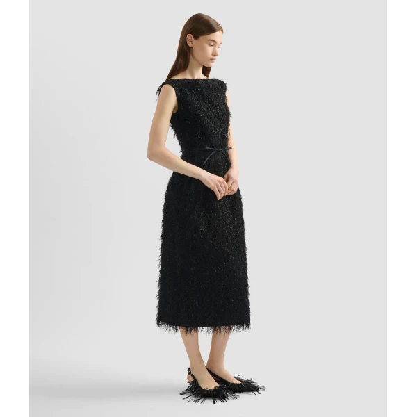 Erdem Lurex Fil Coupé Midi Dress - Dresses - British Romantic Luxury at Coveti
