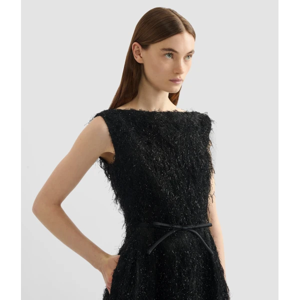 Erdem Lurex Fil Coupé Midi Dress - Dresses - British Romantic Luxury at Coveti