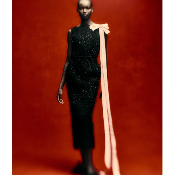 Erdem Lurex Fil Coupé Midi Dress - Dresses - British Romantic Luxury at Coveti