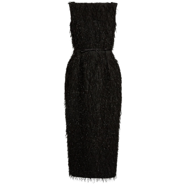 Erdem Lurex Fil Coupé Midi Dress - Dresses - British Romantic Luxury at Coveti