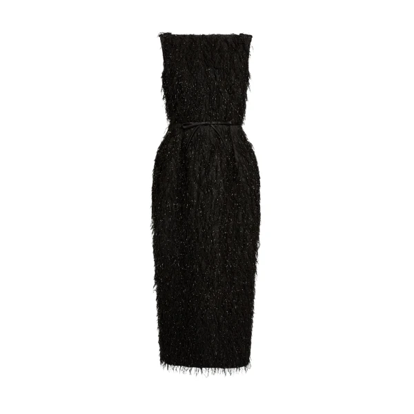 Erdem Lurex Fil Coupé Midi Dress - Dresses - British Romantic Luxury at Coveti