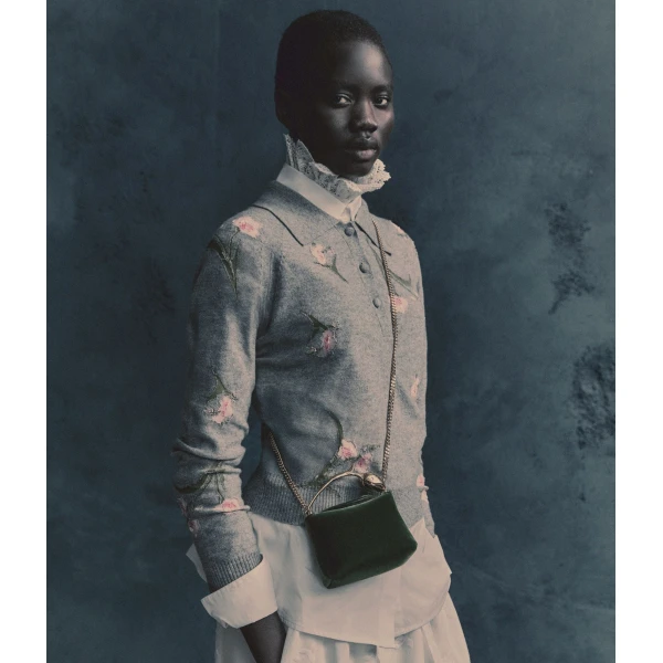 Erdem Merino Wool Floral Knit Jumper - Knitwear - British Romantic Luxury at Coveti