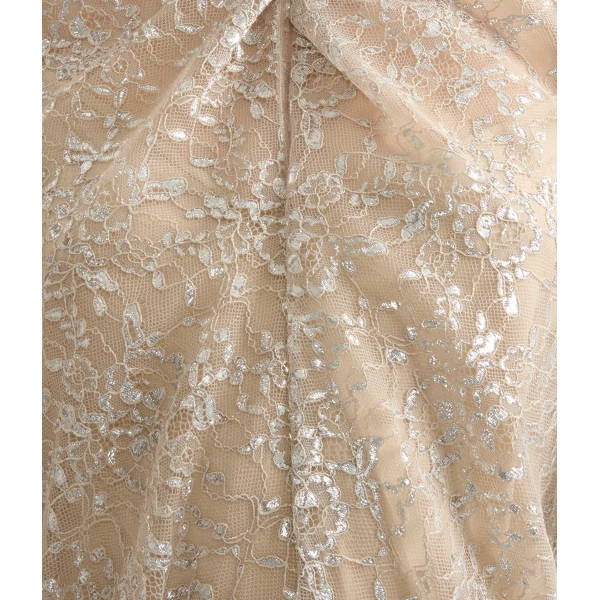 Erdem Metallic Lace Midi Dress - Dresses - British Romantic Luxury at Coveti