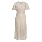 Erdem Metallic Lace Midi Dress - Dresses - British Romantic Luxury at Coveti