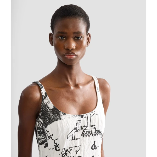 Erdem Metallised Cotton Draped Midi Dress - Dresses - British Romantic Luxury at Coveti