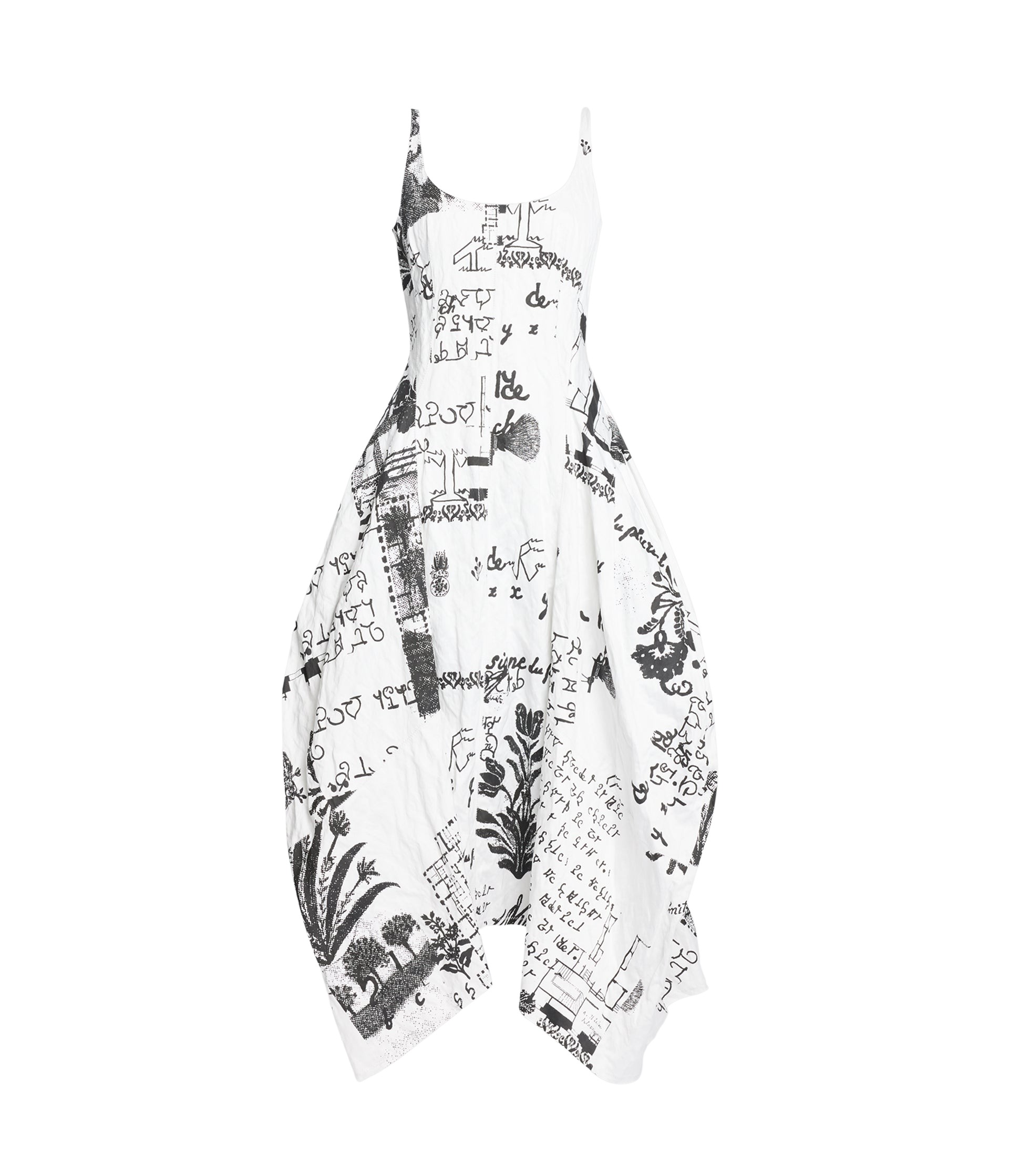 Erdem Metallised Cotton Draped Midi Dress