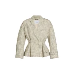 Erdem Mouline Tweed Fitted Jacket - Jackets - British Romantic Luxury at Coveti