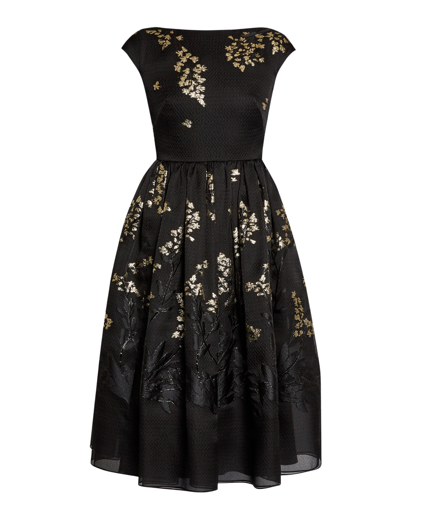 Erdem Organza Fil Coupé Midi Dress