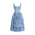Erdem Printed Poplin Sleeveless Midi Dress - Dresses - British Romantic Luxury at Coveti