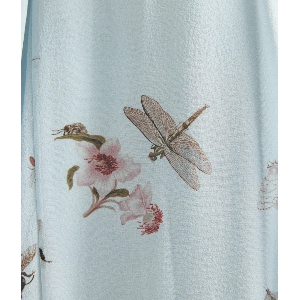 Erdem Printed Silk Voile Midi Dress - Dresses - British Romantic Luxury at Coveti