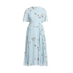 Erdem Printed Silk Voile Midi Dress - Dresses - British Romantic Luxury at Coveti