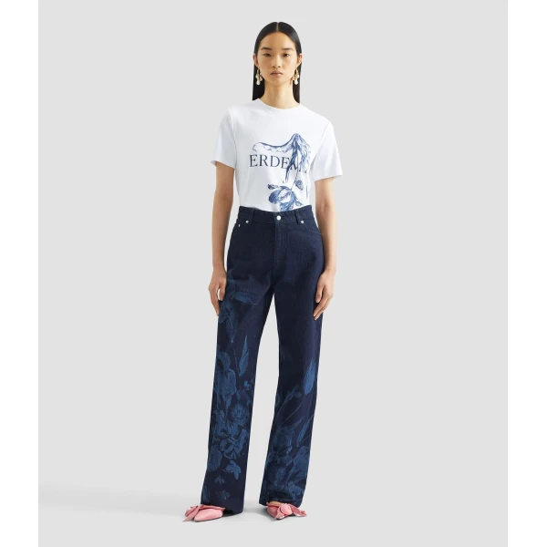 Erdem Printed T Shirt - Tops - British Romantic Luxury at Coveti