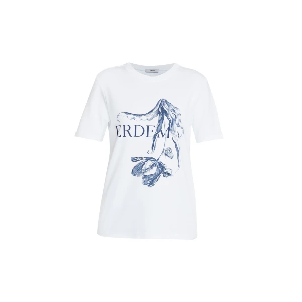 Erdem Printed T Shirt - Tops - British Romantic Luxury at Coveti