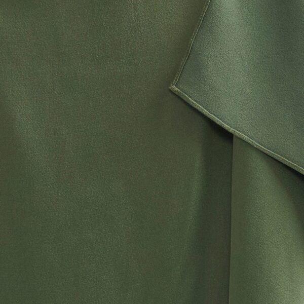 Erdem Satin Cady Draped Midi Skirt - Skirts - British Romantic Luxury at Coveti
