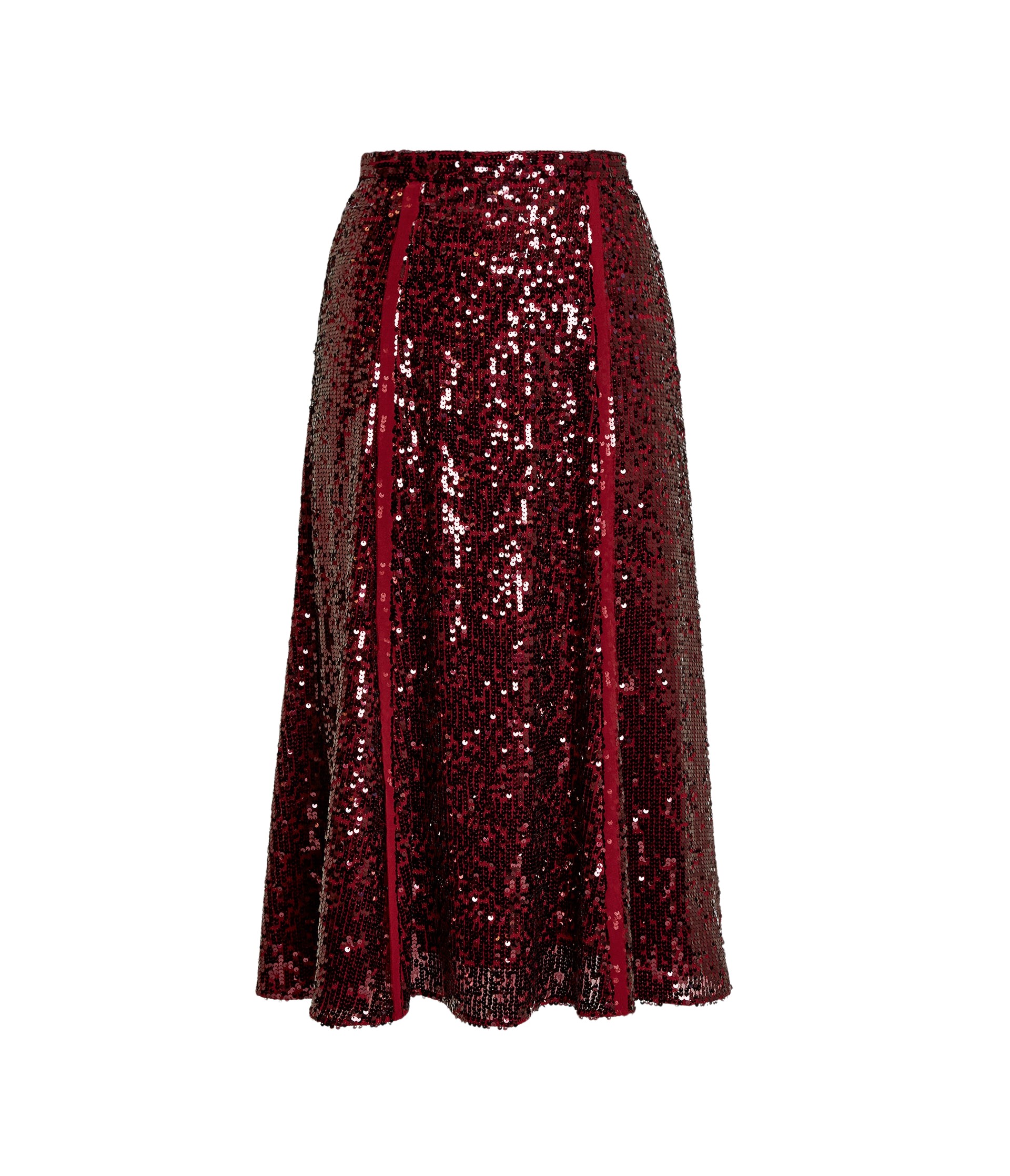 Erdem Sequin A Line Midi Skirt - Skirts - British Romantic Luxury at Coveti