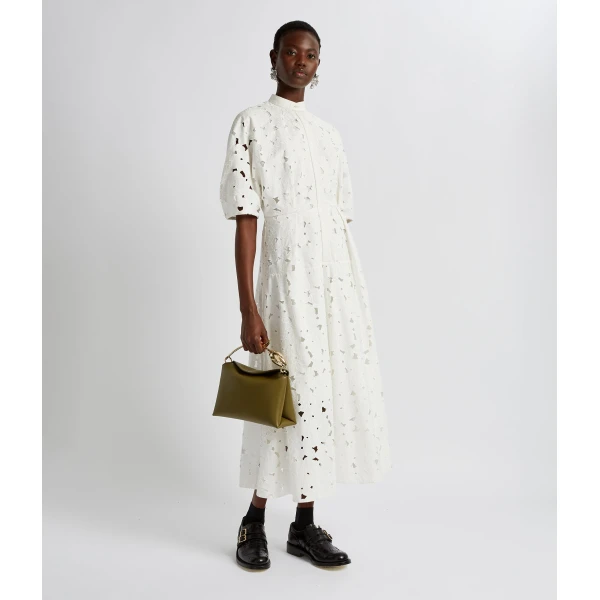 Erdem Short Sleeve Midi Shirt Dress - Dresses - British Romantic Luxury at Coveti