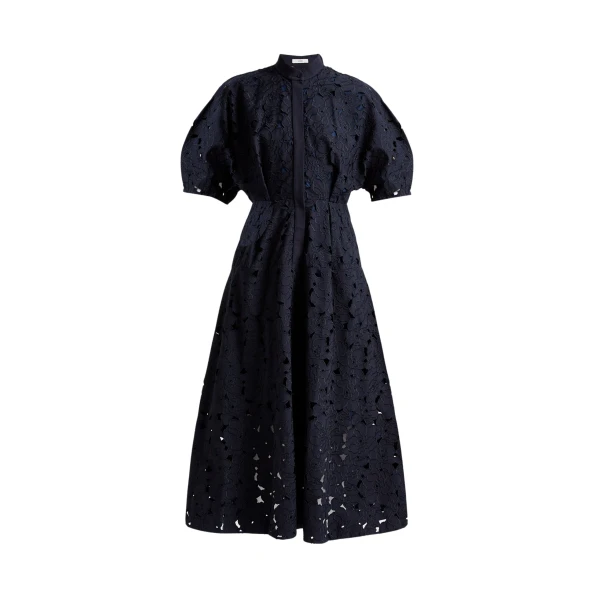 Erdem Short Sleeve Midi Shirt Dress - Dresses - British Romantic Luxury at Coveti