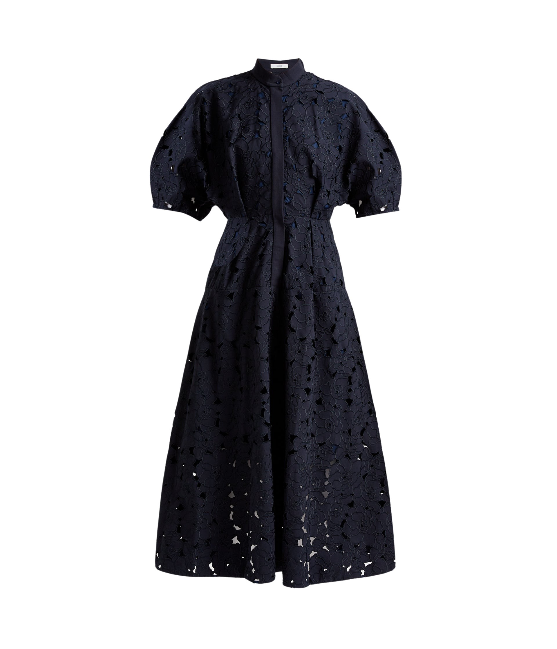 Erdem Short Sleeve Midi Shirt Dress