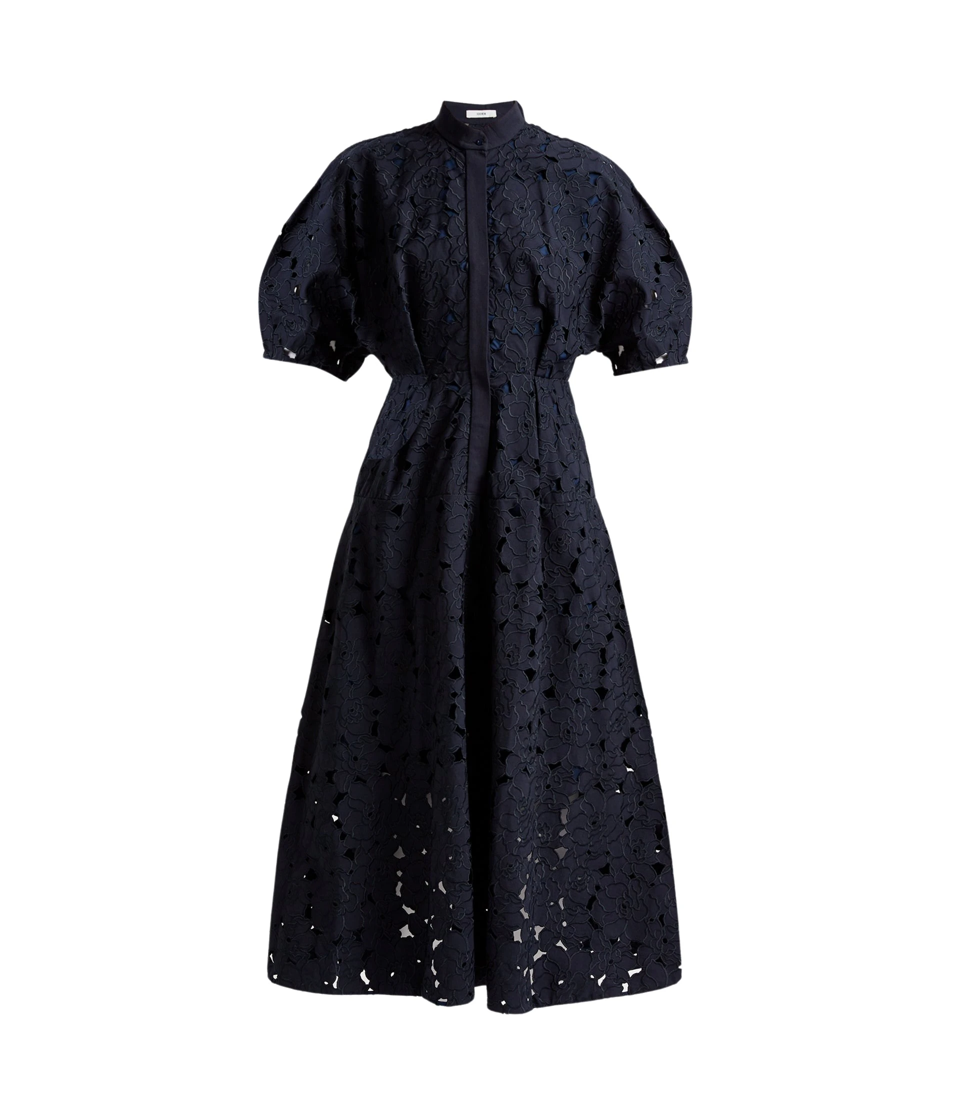 Erdem-Short-Sleeve-Midi-Shirt-Dress-coveti-273016_nobg Erdem Short Sleeve Midi Shirt Dress - Dresses - British Romantic Luxury at Coveti