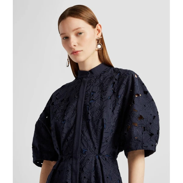 Erdem Short Sleeve Midi Shirt Dress - Dresses - British Romantic Luxury at Coveti