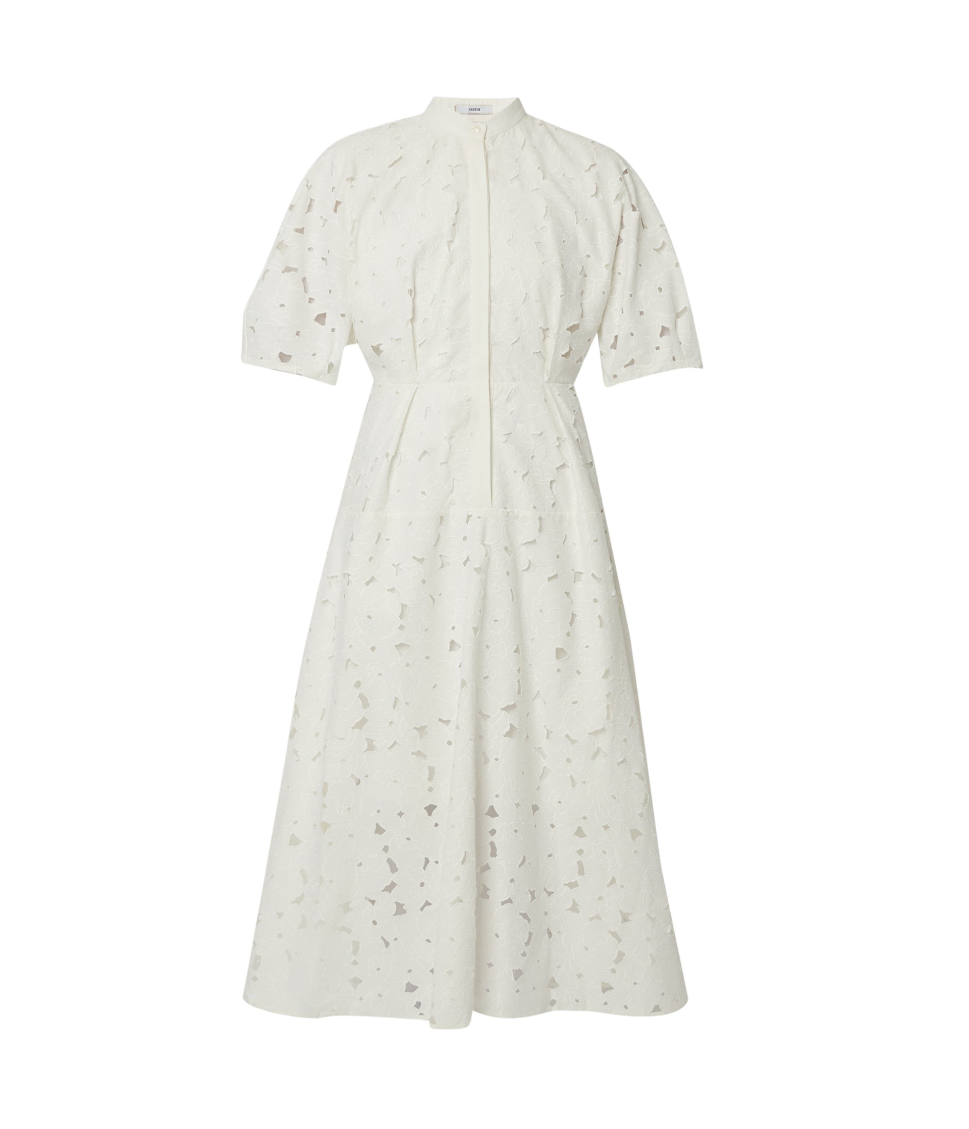 Erdem Short Sleeve Midi Shirt Dress