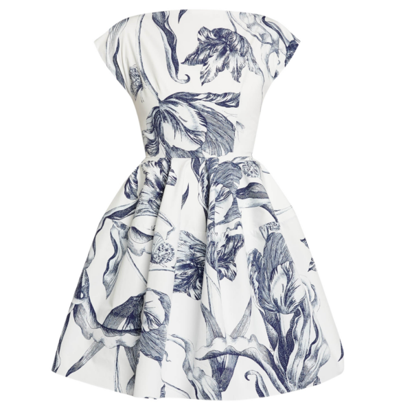 Erdem Short Sleeve Mini Dress - Dresses - British Romantic Luxury at Coveti