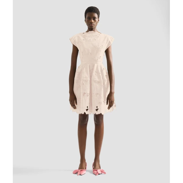 Erdem Short Sleeve Mini Dress - Dresses - British Romantic Luxury at Coveti