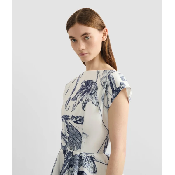 Erdem Short Sleeve Mini Dress - Dresses - British Romantic Luxury at Coveti