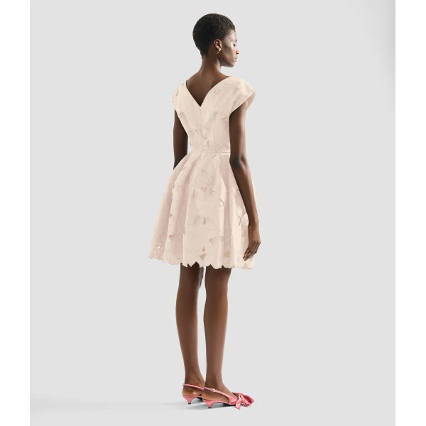 Erdem Short Sleeve Mini Dress - Dresses - British Romantic Luxury at Coveti