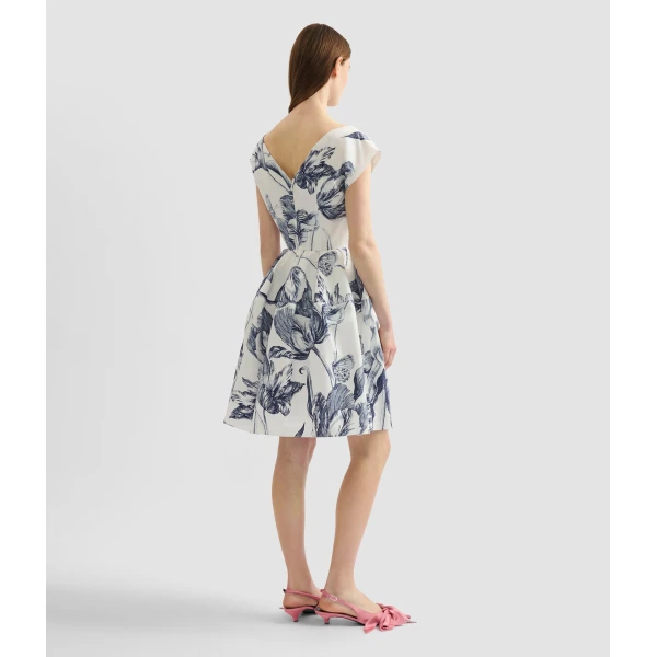 Erdem Short Sleeve Mini Dress - Dresses - British Romantic Luxury at Coveti