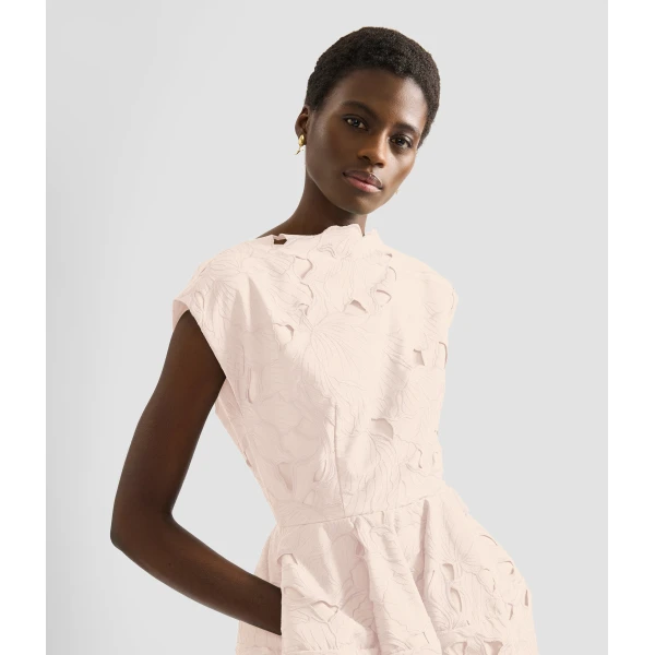 Erdem Short Sleeve Mini Dress - Dresses - British Romantic Luxury at Coveti