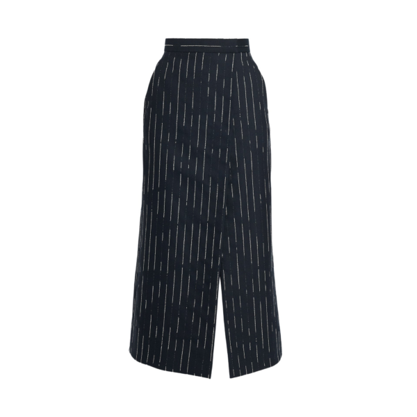 Erdem Stripe Tailoring Midi Pencil Skirt - Skirts - British Romantic Luxury at Coveti