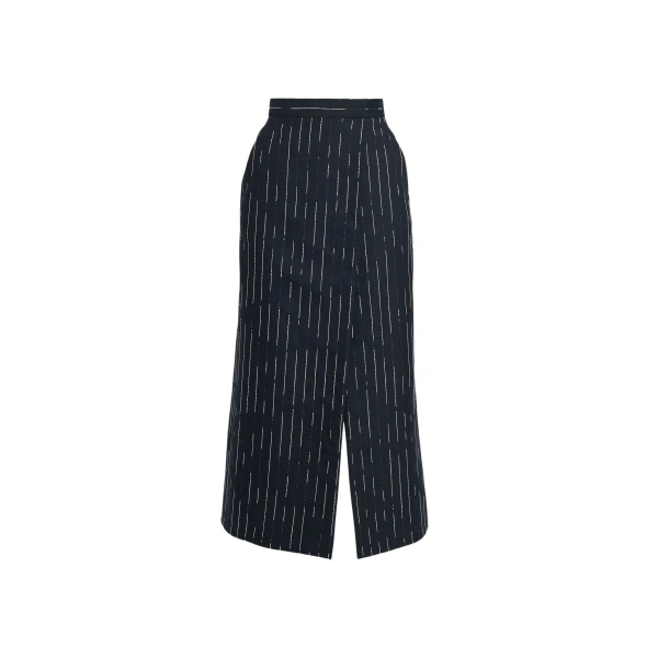 Erdem Stripe Tailoring Midi Pencil Skirt - Skirts - British Romantic Luxury at Coveti