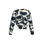 Erdem Textured Floral Knit Jumper - Knitwear - British Romantic Luxury at Coveti