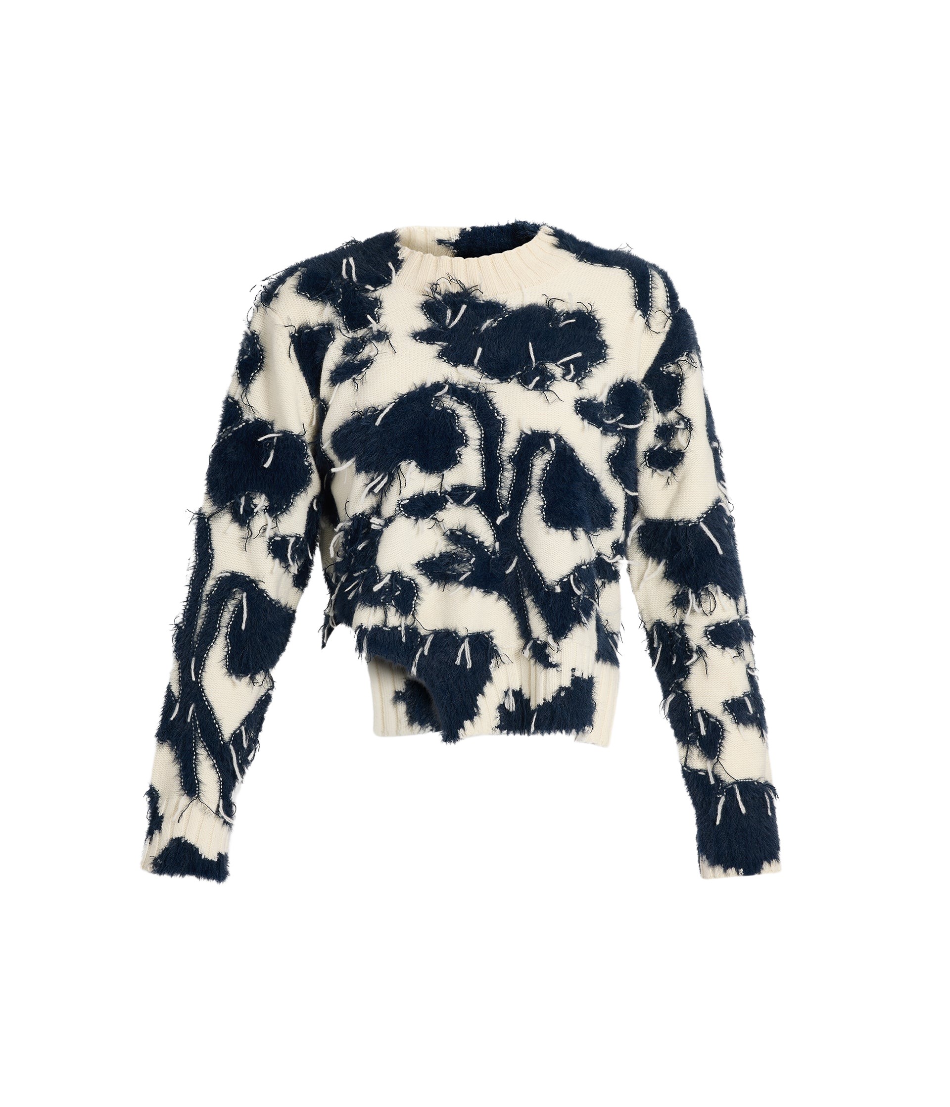 Erdem Textured Floral Knit Jumper - Knitwear - British Romantic Luxury at Coveti