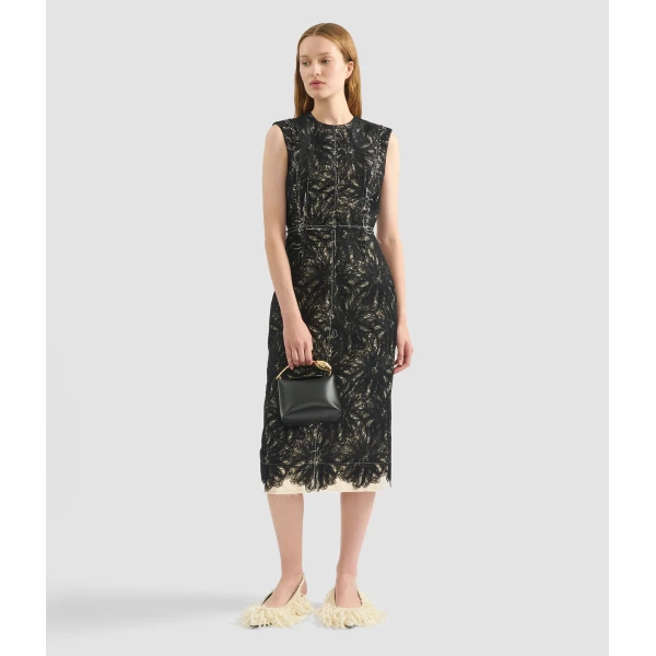 Erdem Thread Lace Sleeveless Midi Dress - Dresses - British Romantic Luxury at Coveti