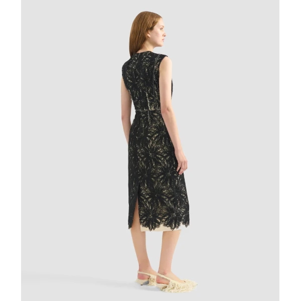 Erdem Thread Lace Sleeveless Midi Dress - Dresses - British Romantic Luxury at Coveti