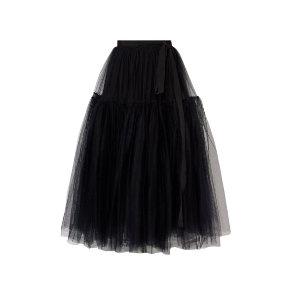 Erdem Tulle Full Midi Skirt - Skirts - British Romantic Luxury at Coveti
