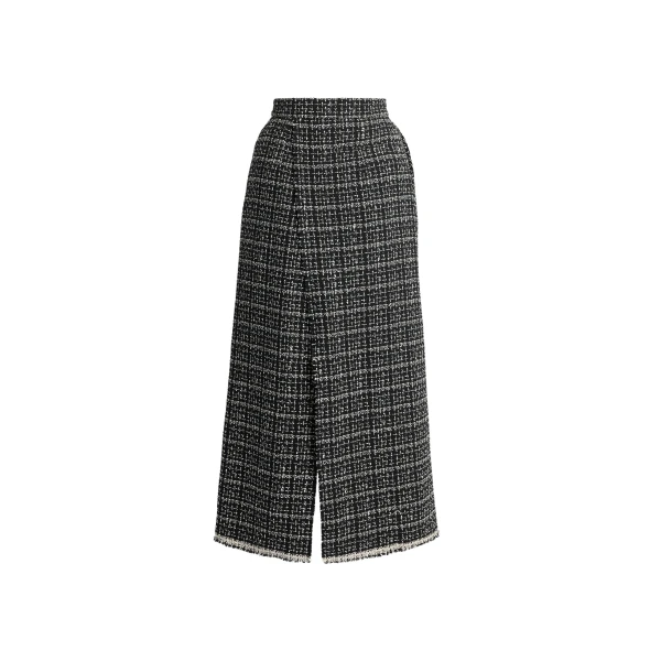 Erdem Tweed Midi Pencil Skirt - Skirts - British Romantic Luxury at Coveti
