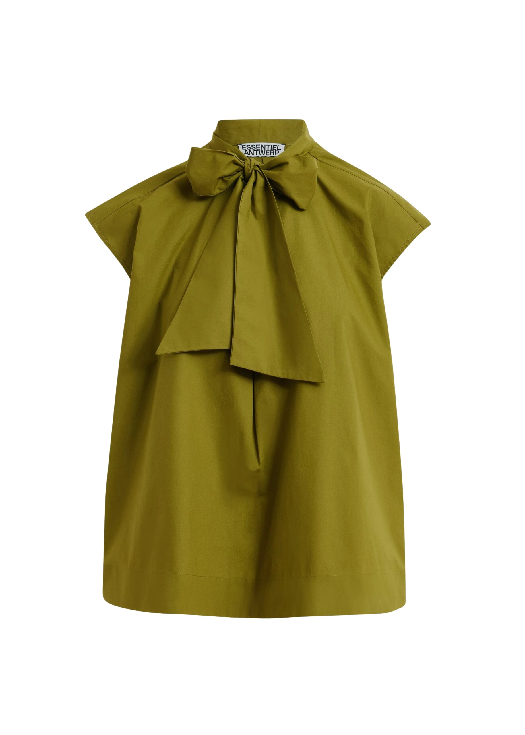 Essentiel-Antwerp-Green-Sleeveless-Top-With-Tie-Neckline-scaled41753_nobg Essentiel Antwerp Green Sleeveless Top With Tie Neckline - Essentiel Antwerp Tops - Colorful Belgian Design - Shop at Coveti