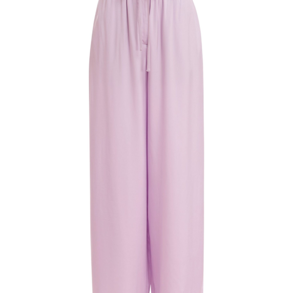 Essentiel Antwerp Lilac Relaxed-Fit Trousers With Drawstring Hems - Essentiel Antwerp Pants - Colorful Belgian Design - Shop at Coveti