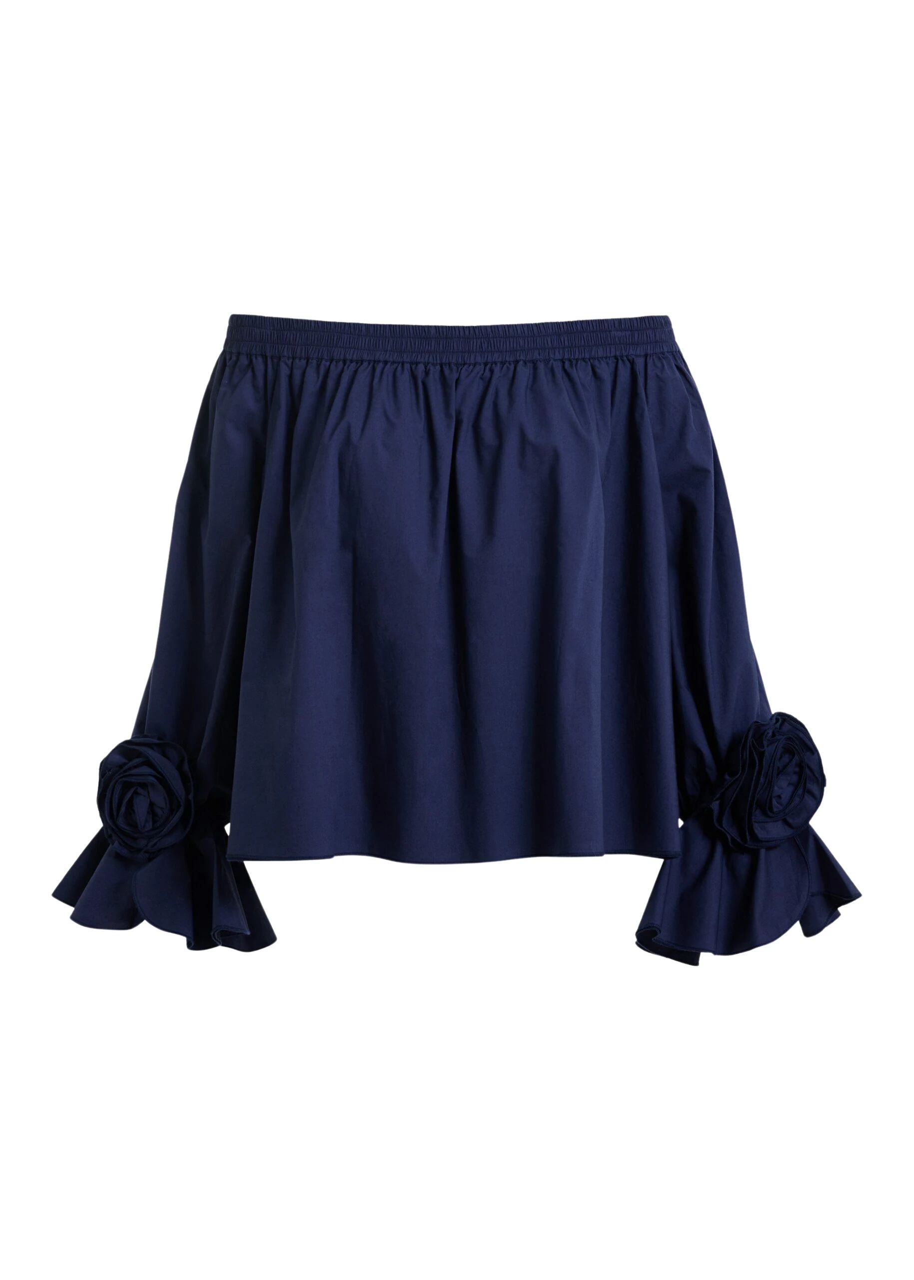 Essentiel-Antwerp-Navy-Strapless-Cotton-Top-With-Rosette-Details-scaled29914_nobg Essentiel Antwerp Navy Strapless Cotton Top With Rosette Details - Essentiel Antwerp Tops - Colorful Belgian Design - Shop at Coveti
