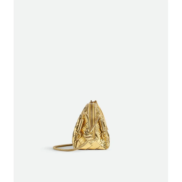 Khaite Women's Concert Pouch in Gold - Gold Clutch Bags - The Lotus Tote Bag - Shop at Coveti