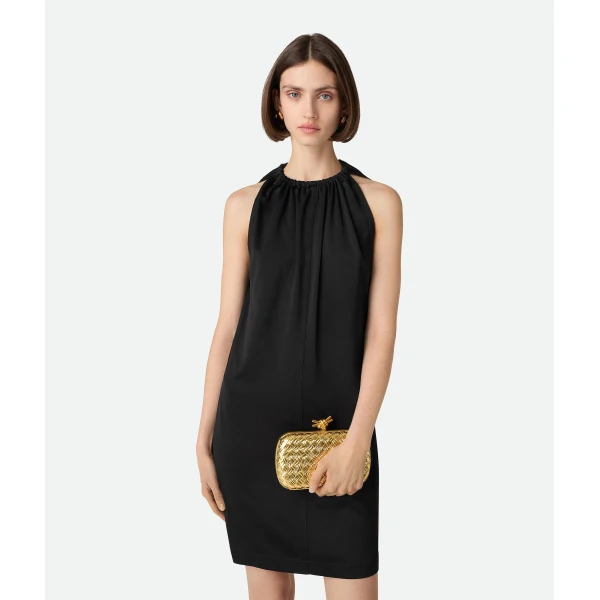 Khaite Women's Knot in Gold - Gold Clutch Bags - The Lotus Tote Bag - Shop at Coveti