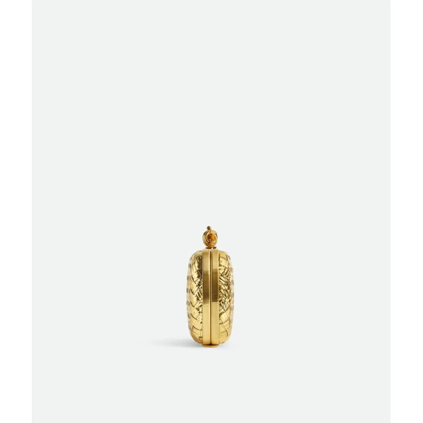 Khaite Women's Knot in Gold - Gold Clutch Bags - The Lotus Tote Bag - Shop at Coveti