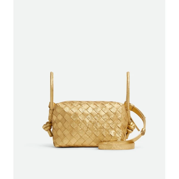 Khaite Women's Loop Top Handle in Gold - Gold Totes & Top-Handle Bags - The Lotus Tote Bag - Shop at Coveti