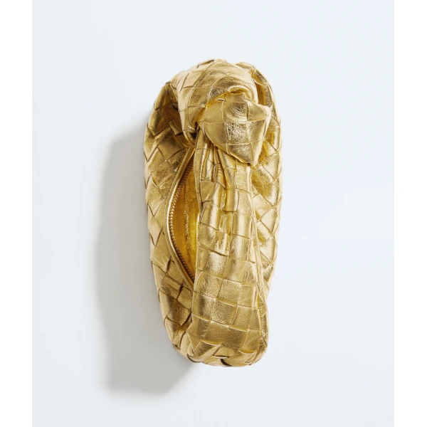 Khaite Women's Mini Jodie in Gold - Gold Mini Bags - The Lotus Tote Bag - Shop at Coveti