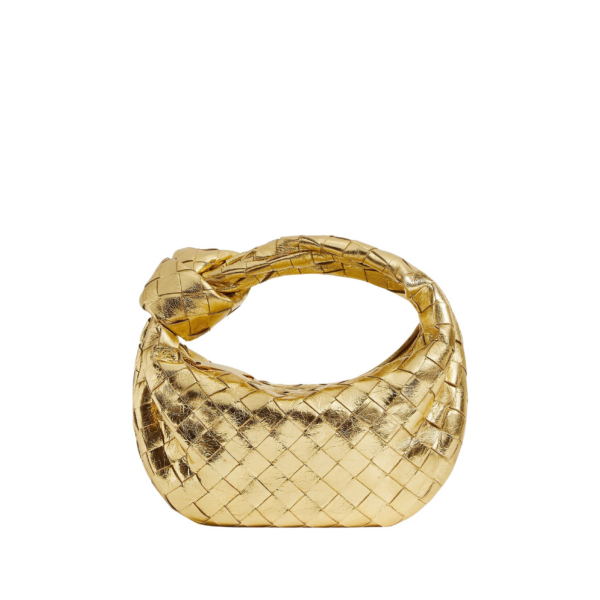 Khaite Women's Mini Jodie in Gold - Gold Mini Bags - The Lotus Tote Bag - Shop at Coveti