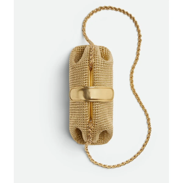 Khaite Women's Small Lauren 1980 in Gold - Gold Shoulder & Crossbody Bags - The Lotus Tote Bag - Shop at Coveti