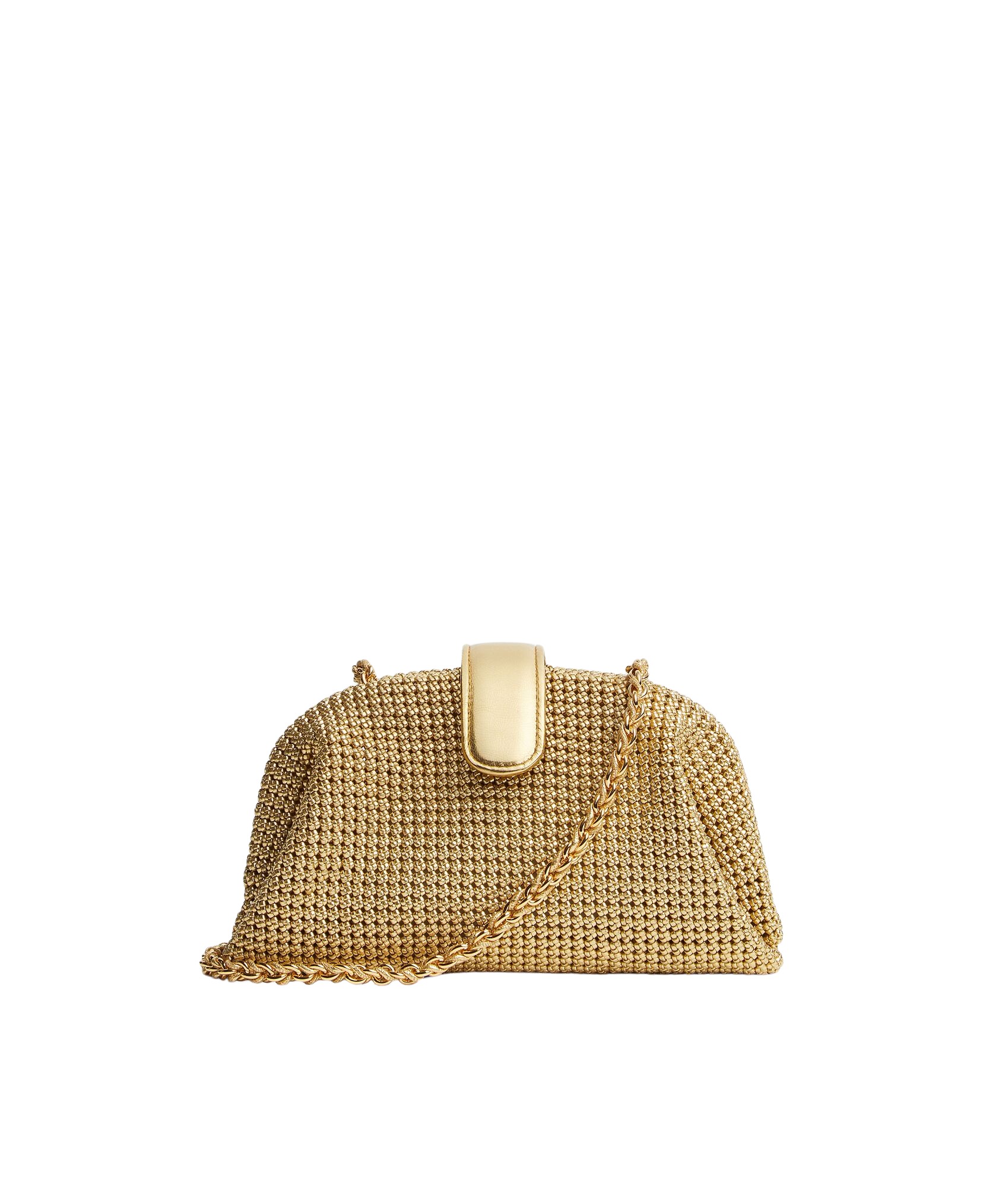 Khaite Women's Small Lauren 1980 in Gold - Gold Shoulder & Crossbody Bags - The Lotus Tote Bag - Shop at Coveti
